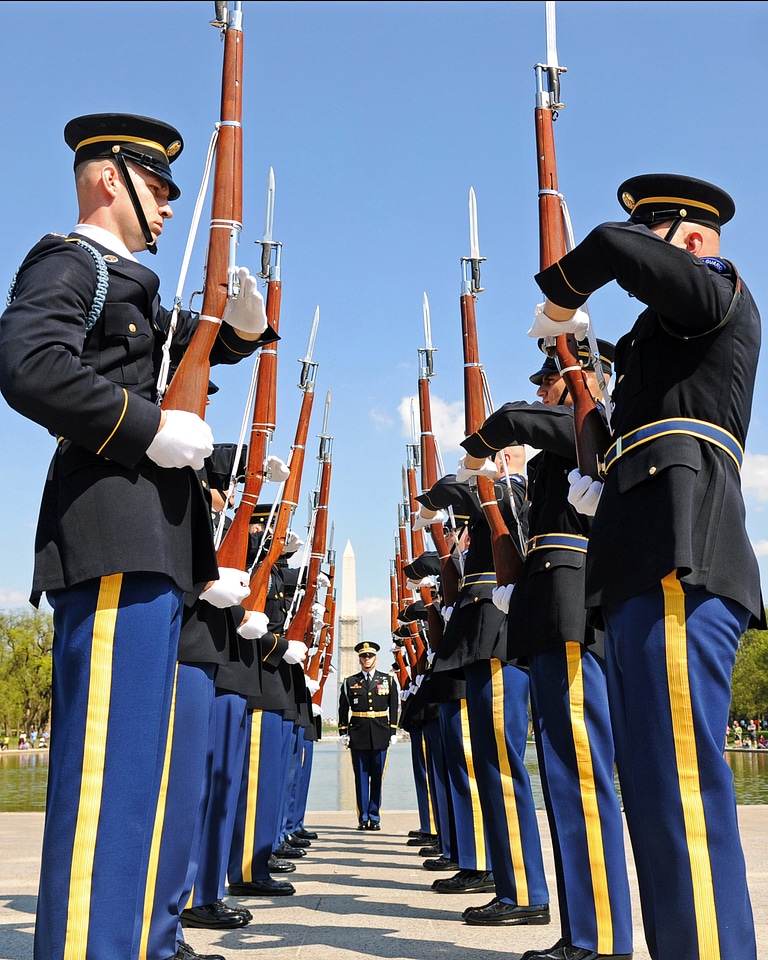Drill team performance outside