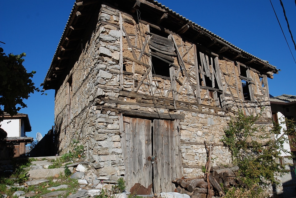 Abandoned weathered aged