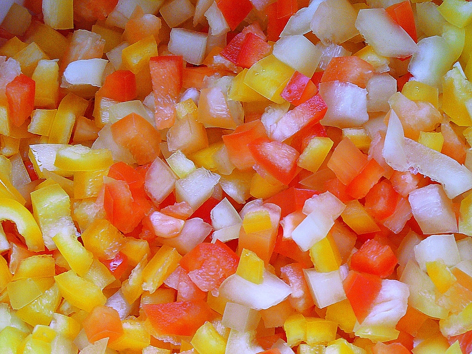 Red yellow vegetable