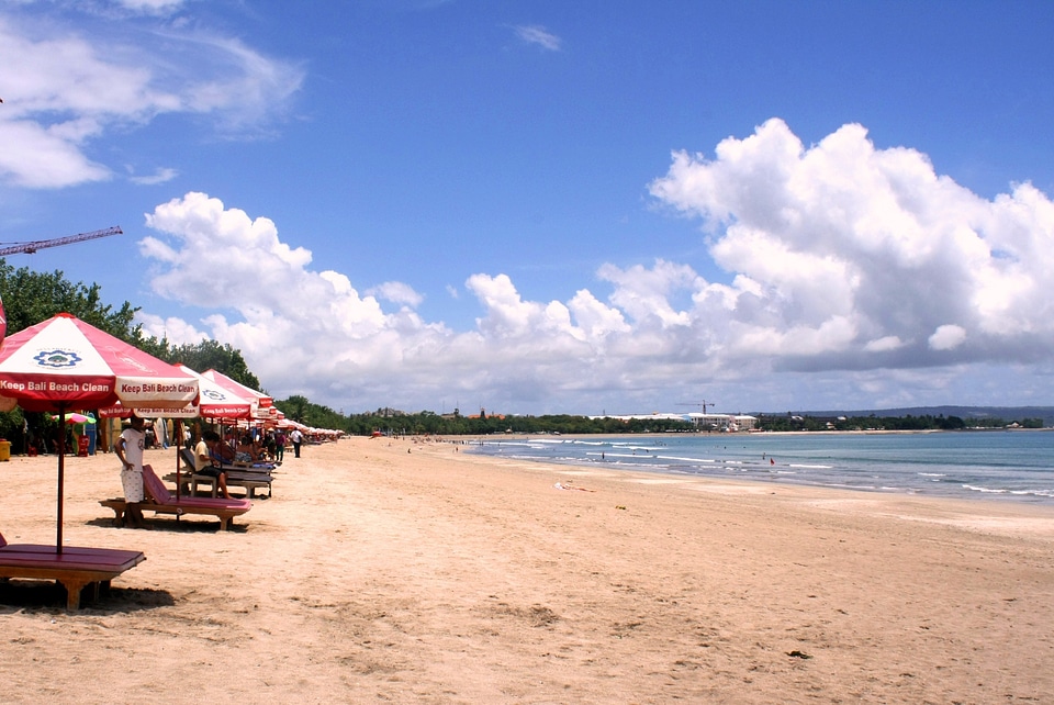 Indonesia beach sand