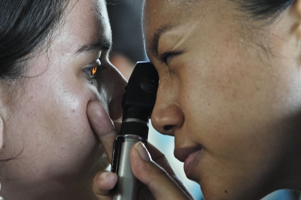 Eye exam examination photo