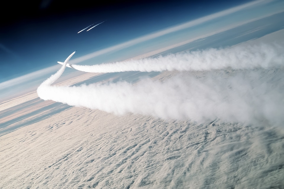 Intercepted f-15 air