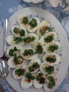 Deviled eggs food platter eggs