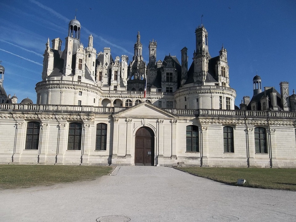 Architecture tower château de chambord