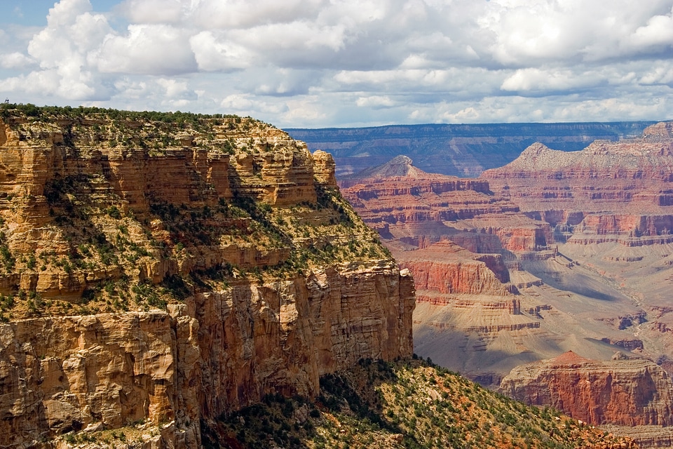 National park gorge rocks