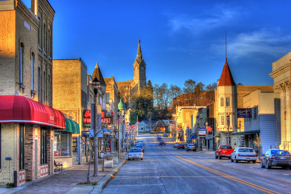 Usa town hdr