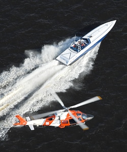 Boat law enforcement smuggling
