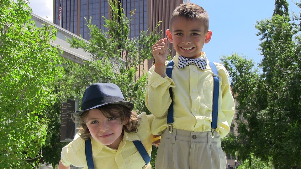 Young clothes traditional