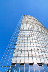 Skyscraper glass facade photo