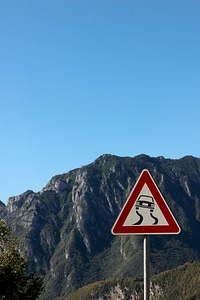 Street sign traffic sign warning