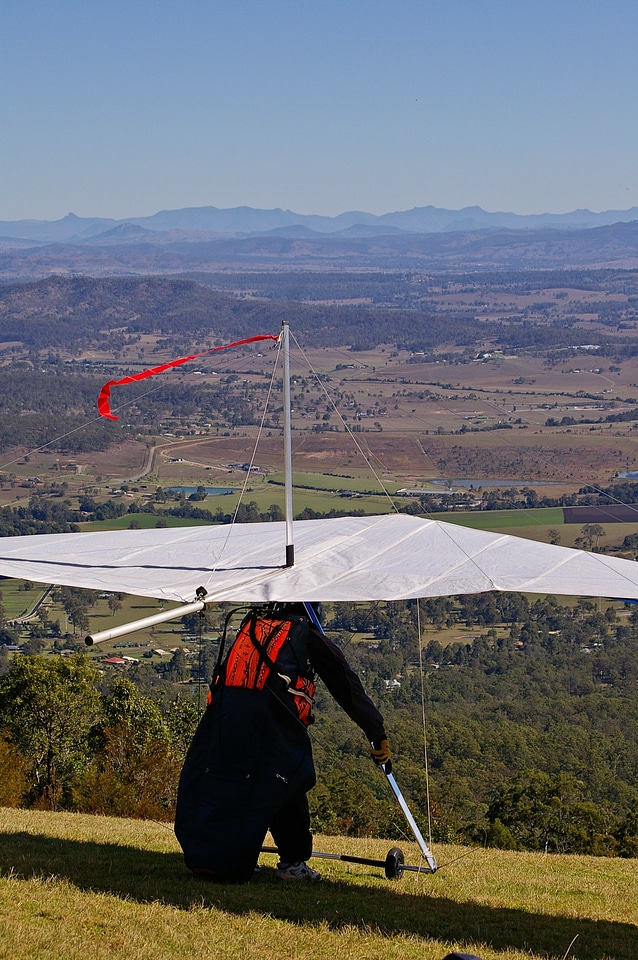 Flying mountain top launch