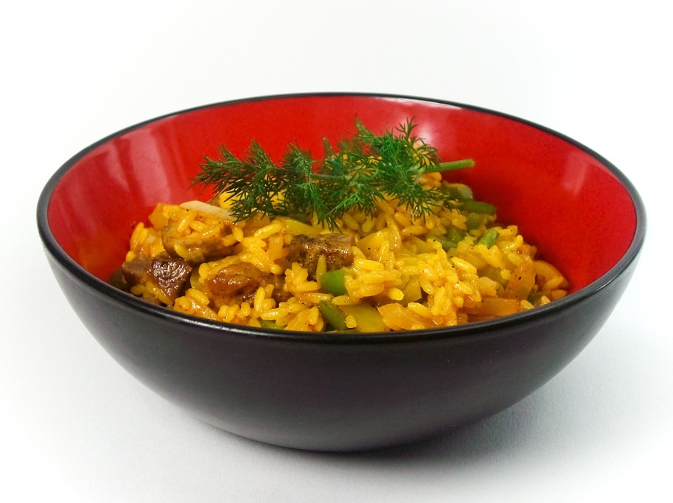 Rice ladle rice asia
