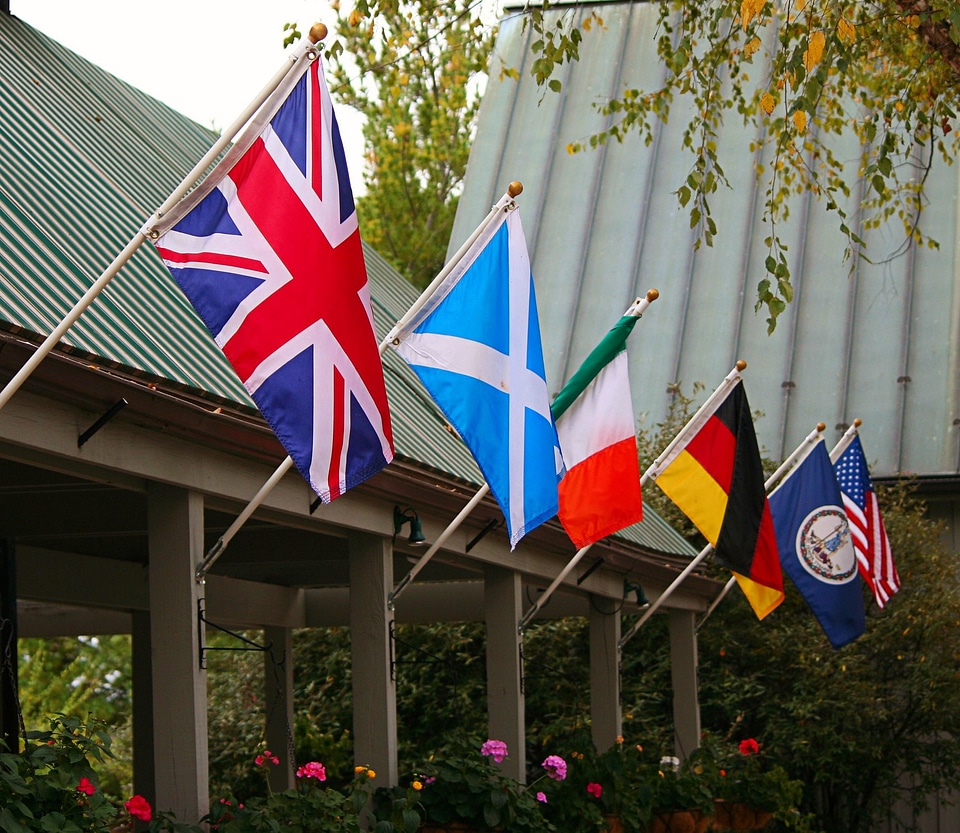 Banners national flags international flags