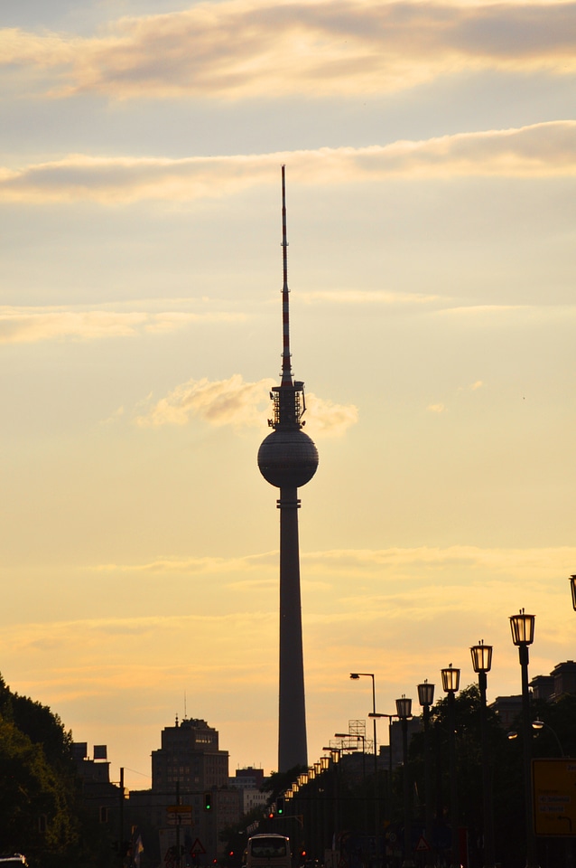 Capital sunset architecture