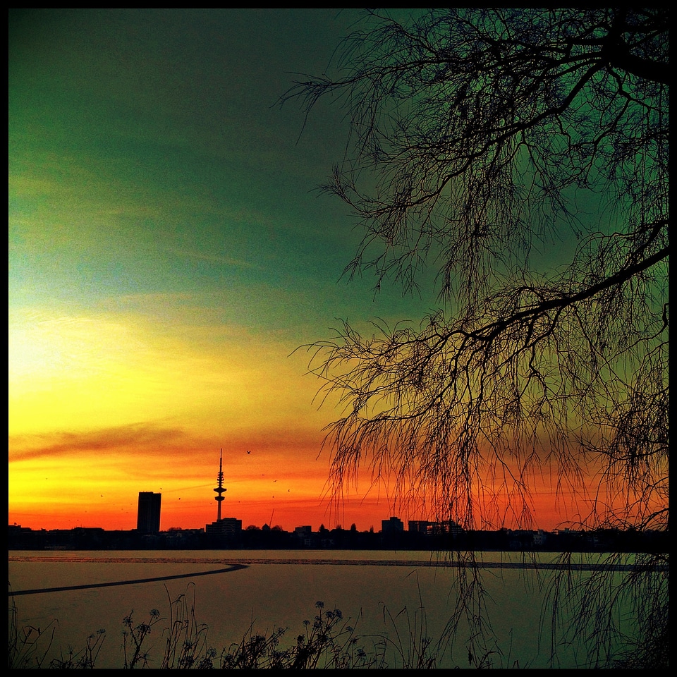 Abendstimmung germany water