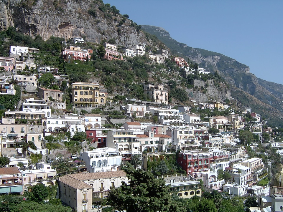 Coast amalfi coast rock
