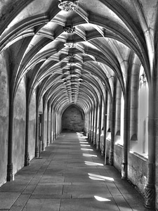 Vault cloister monastery photo