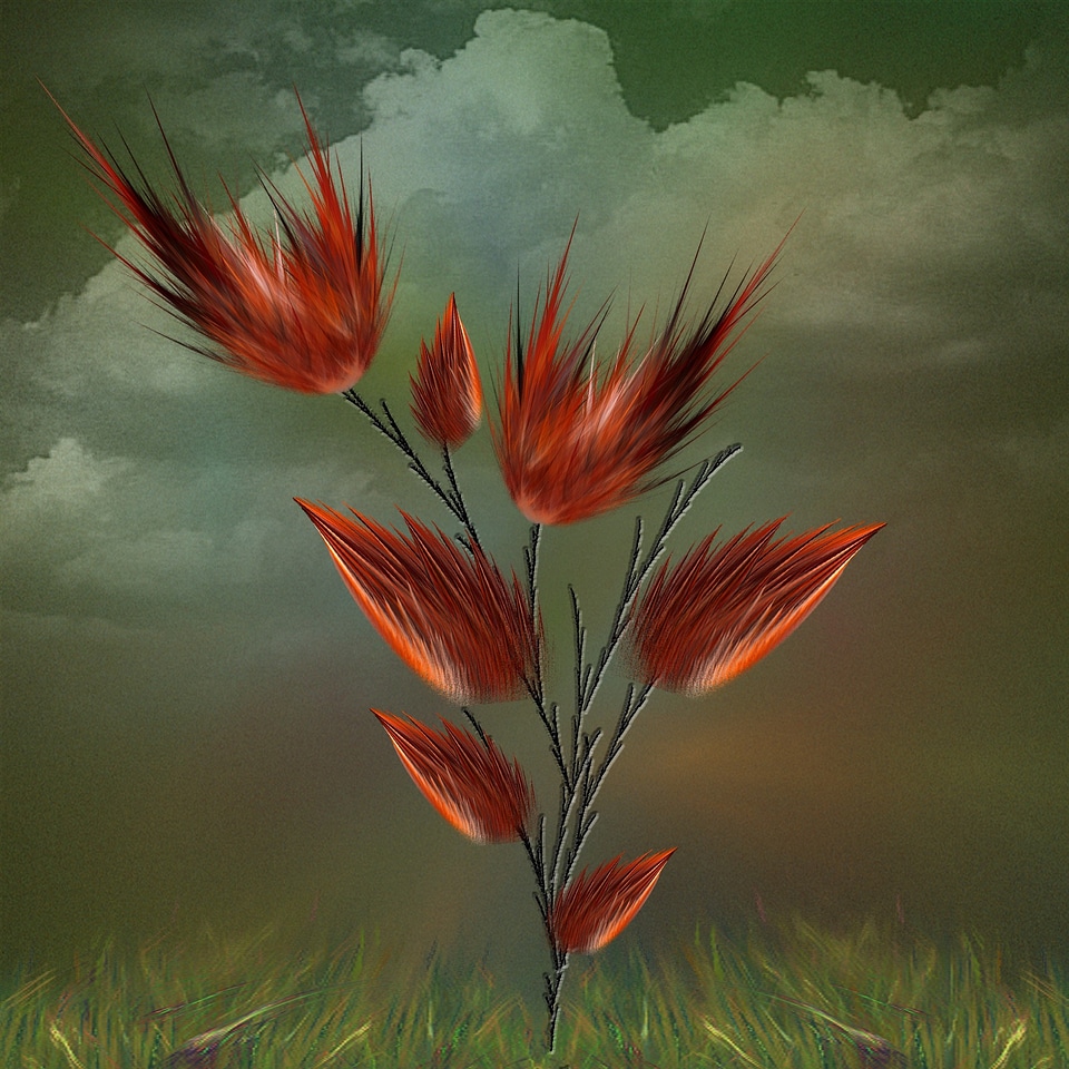 Flower pen fractal