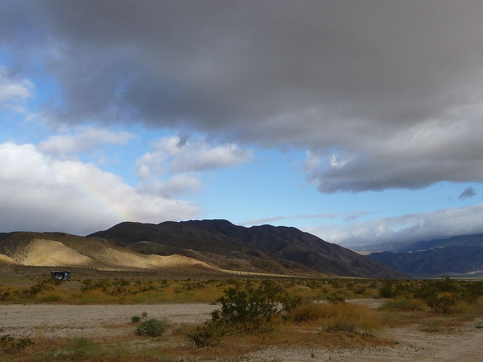 Scenery clouds mountains