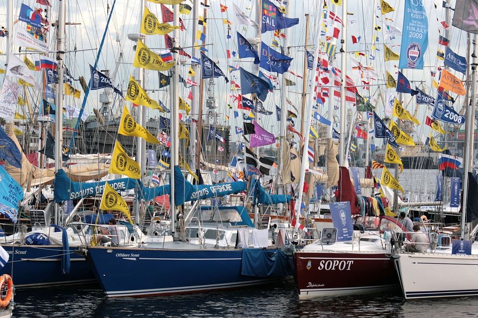 Summer water marina