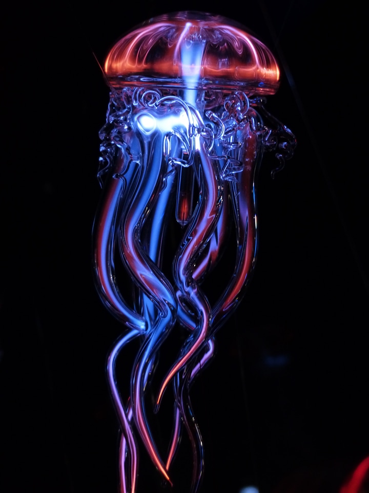 Light phenomenon lichtspiel glass
