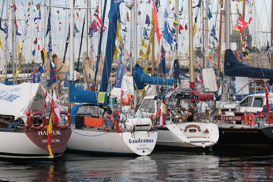 Summer water marina
