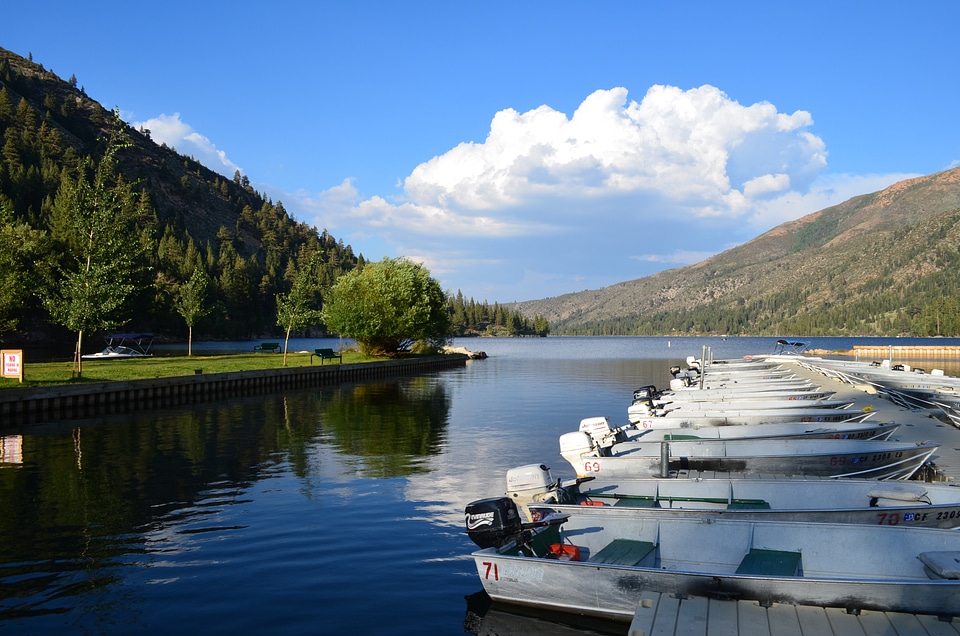 Mountain lake sierra nevada