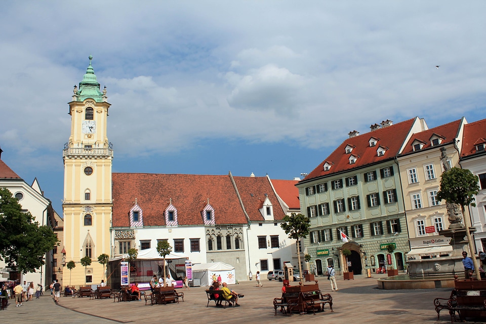 Slovakia church downtown