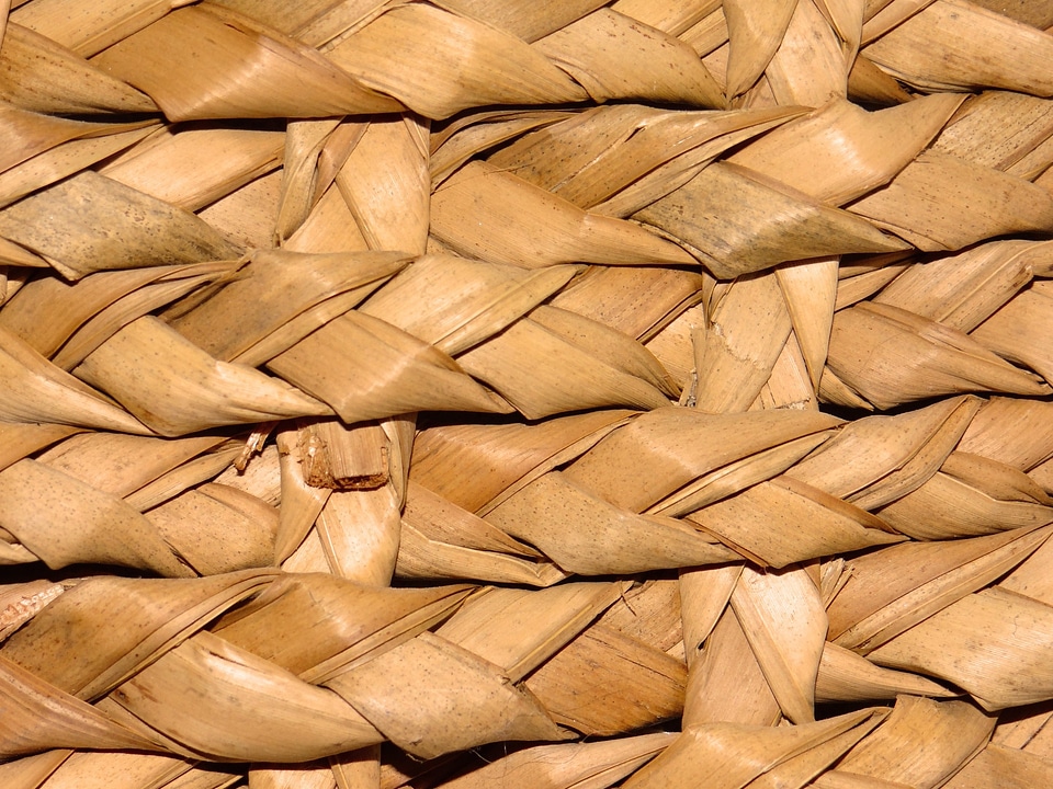 Abstract wicker woven