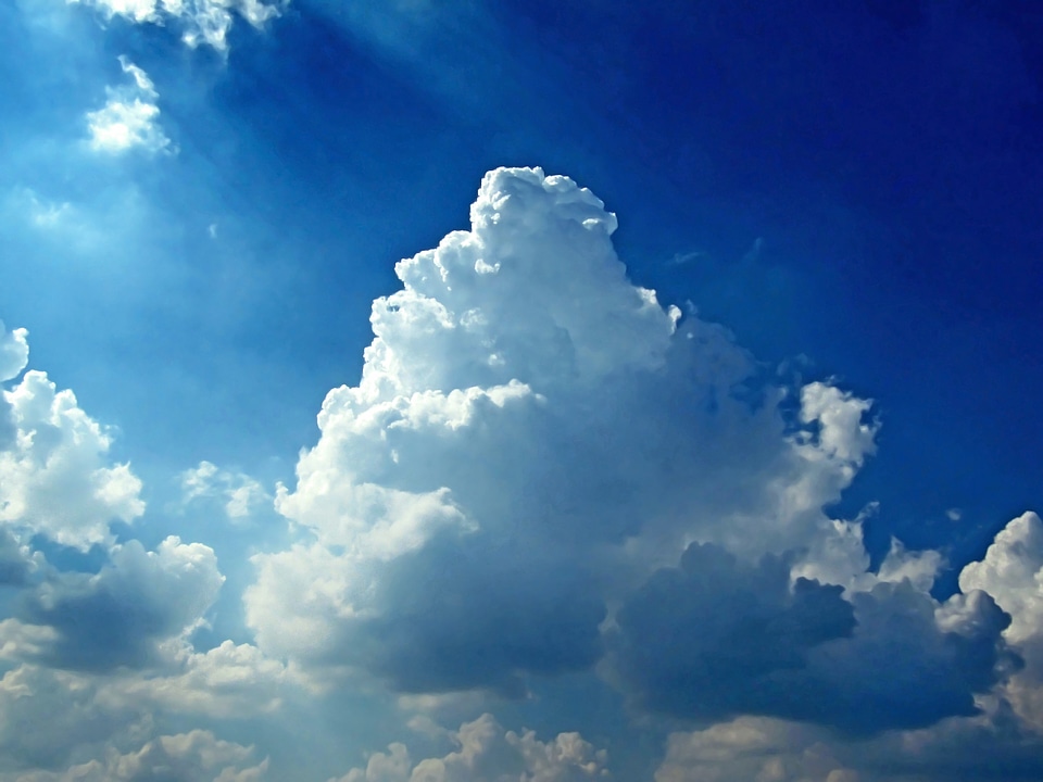 Clouds cloudscape atmosphere photo