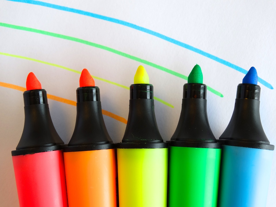 Color colorful rainbow colors