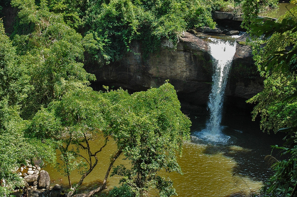 Waterfall khao yai thailand