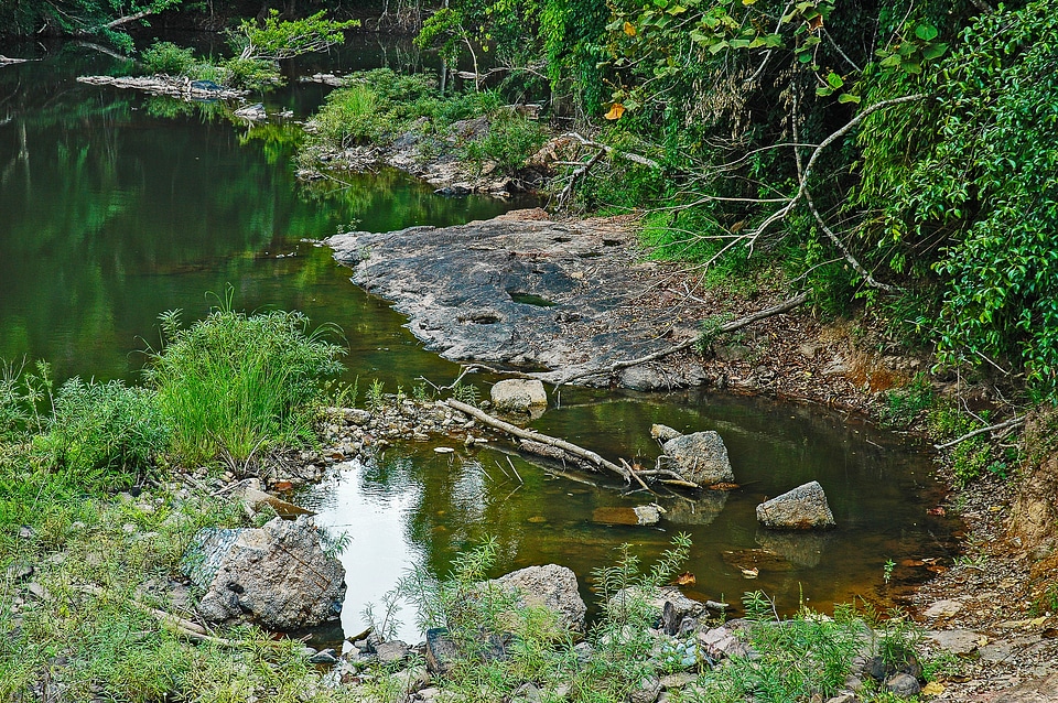 River landscape khao yai thailand