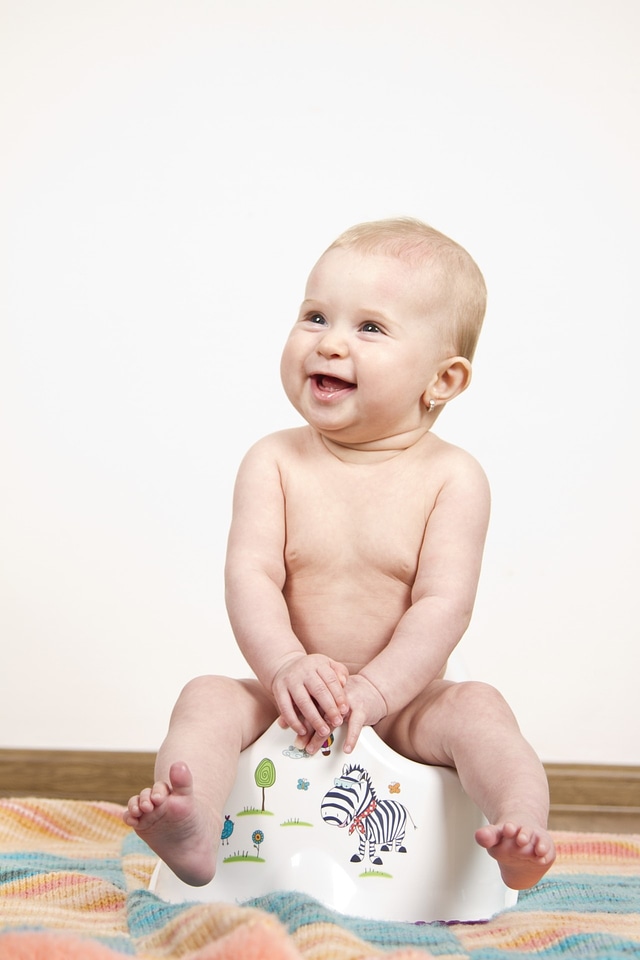 Training toilet baby