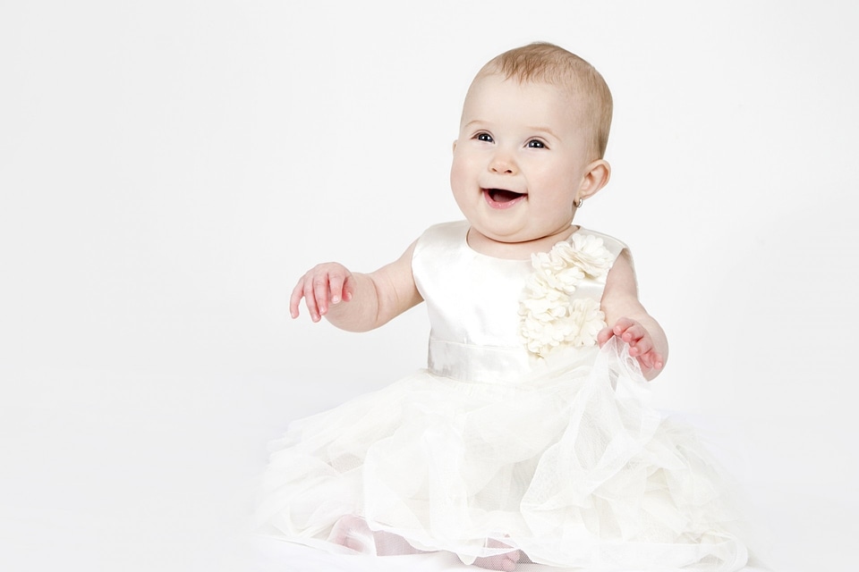 Little happy child