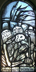 Funeral hall church of hohenberg ostalb