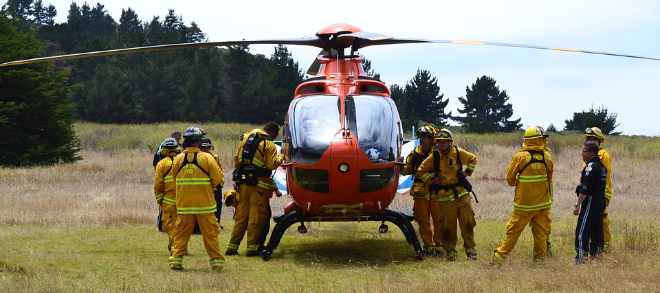 Emergency medical aircraft photo