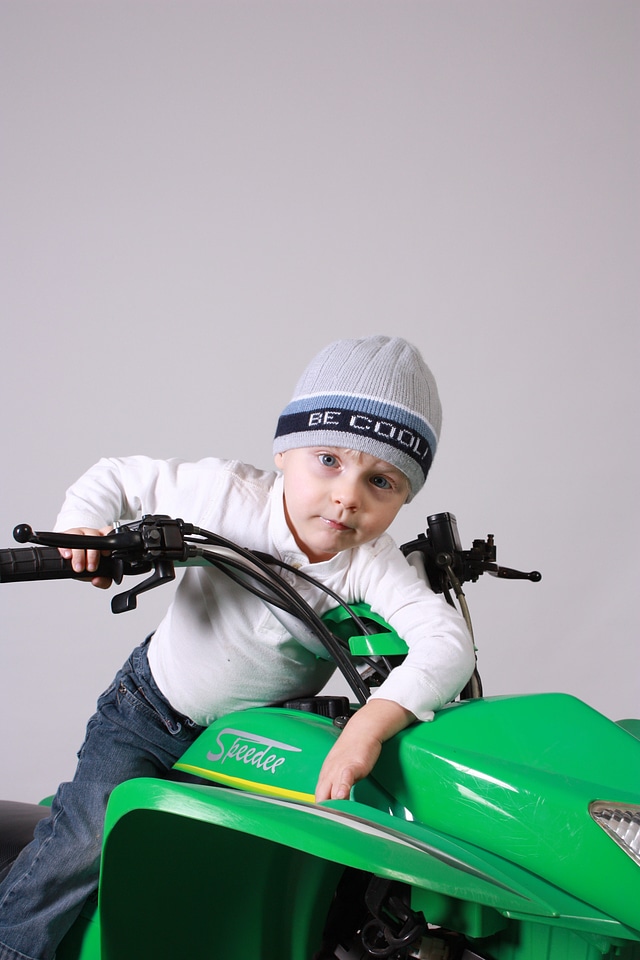 Children four wheeler young