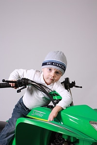 Children four wheeler young photo