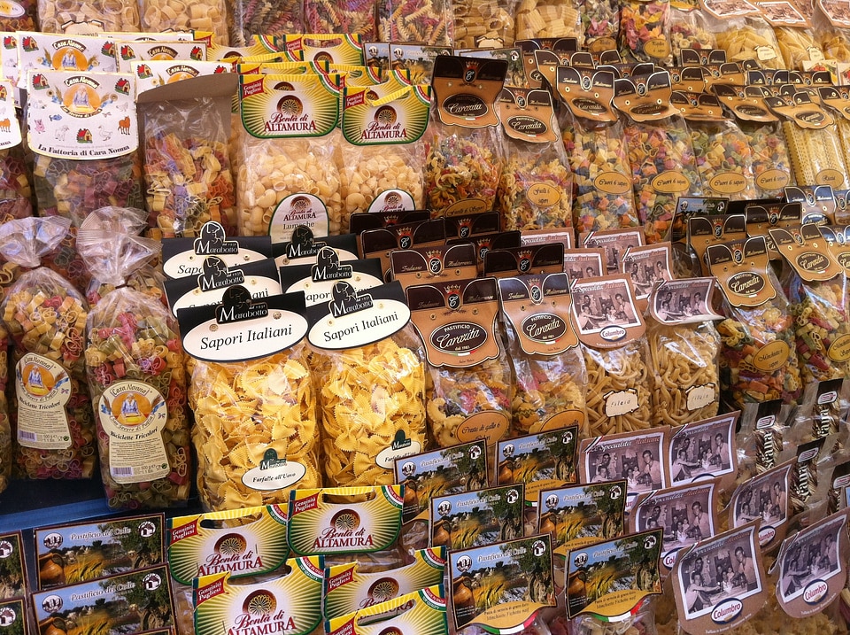 Italy shopping italian