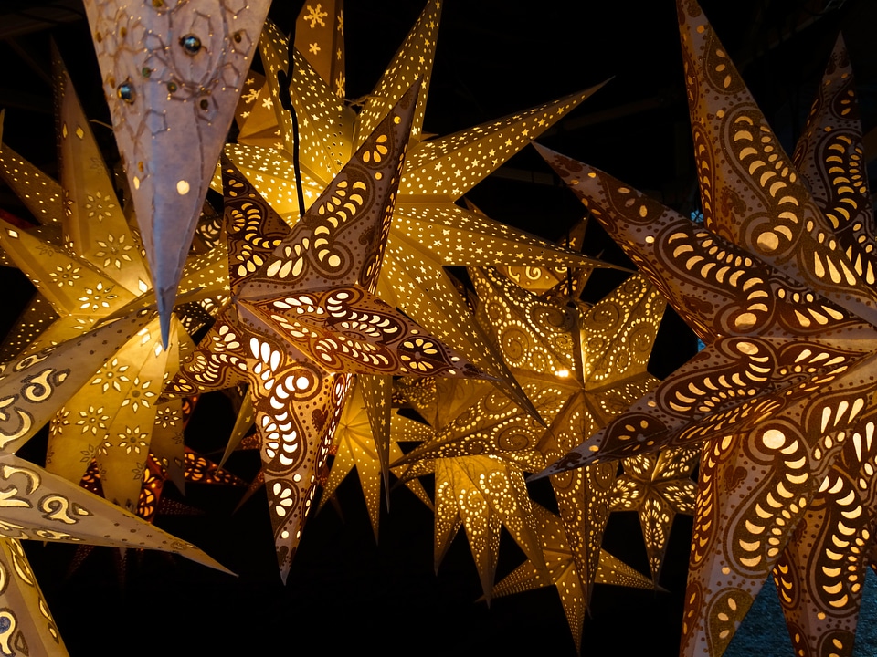 Star decoration christmas