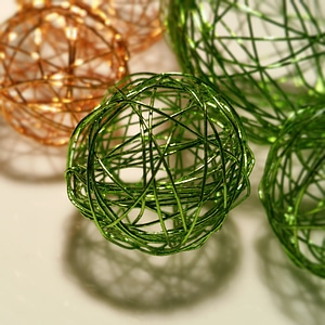 Ball green orange