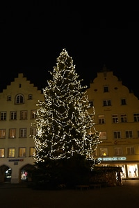 Lighting lindau town hall square photo