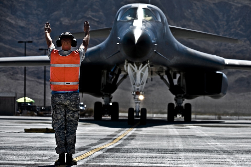 Jet military base