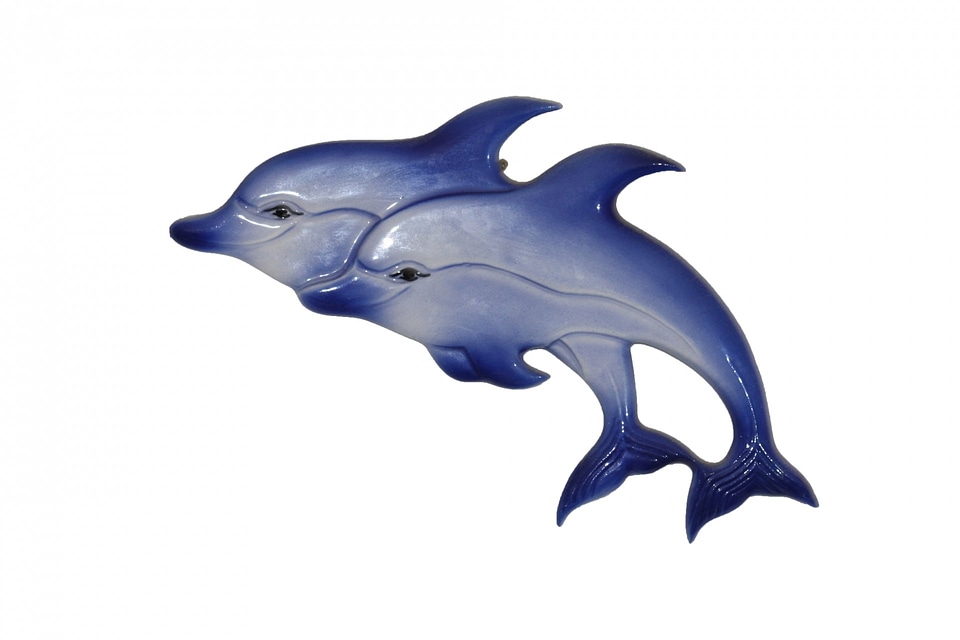 Sea life blue ornament