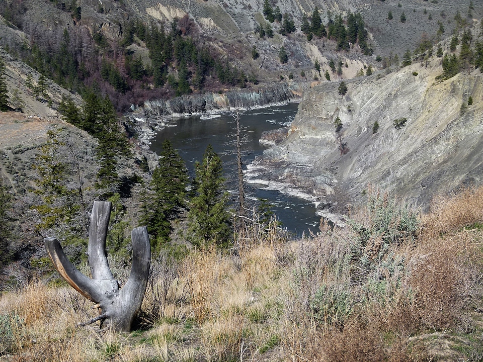 Near lillooet water canyon