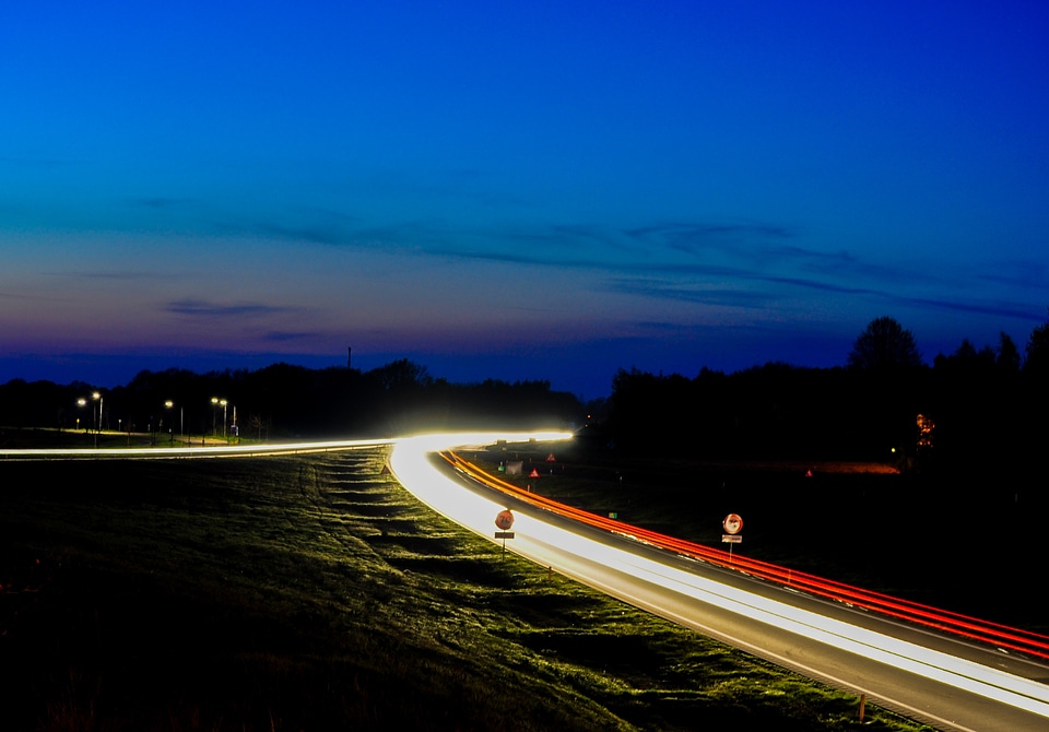 Long exposure transportation road