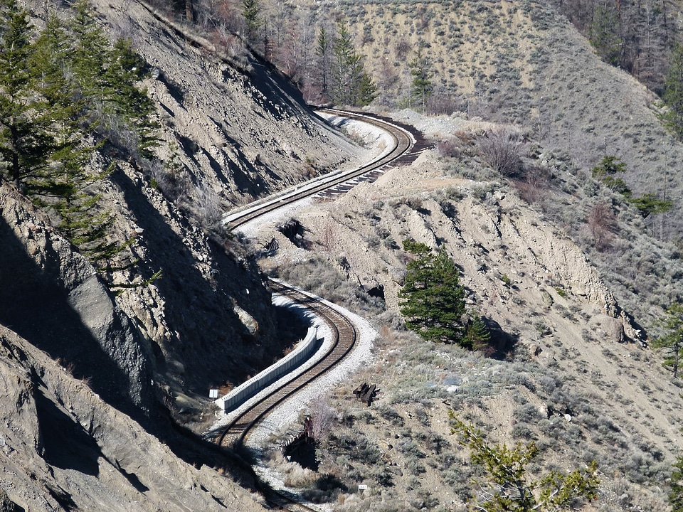 Fraser river canyon dry hot
