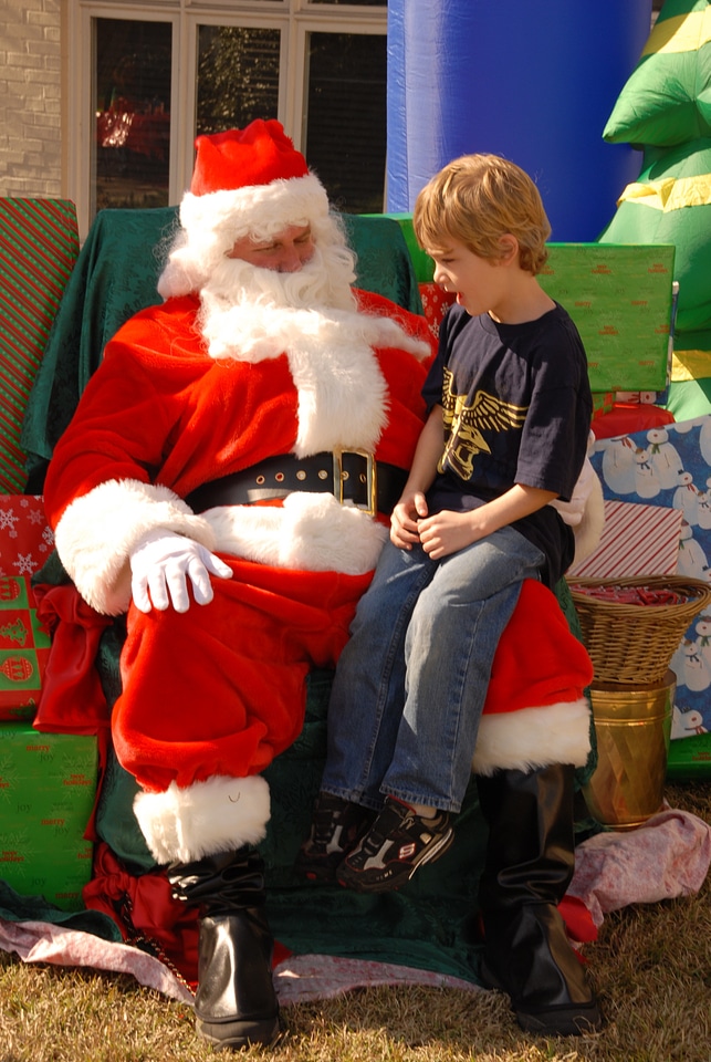 Boy lap december