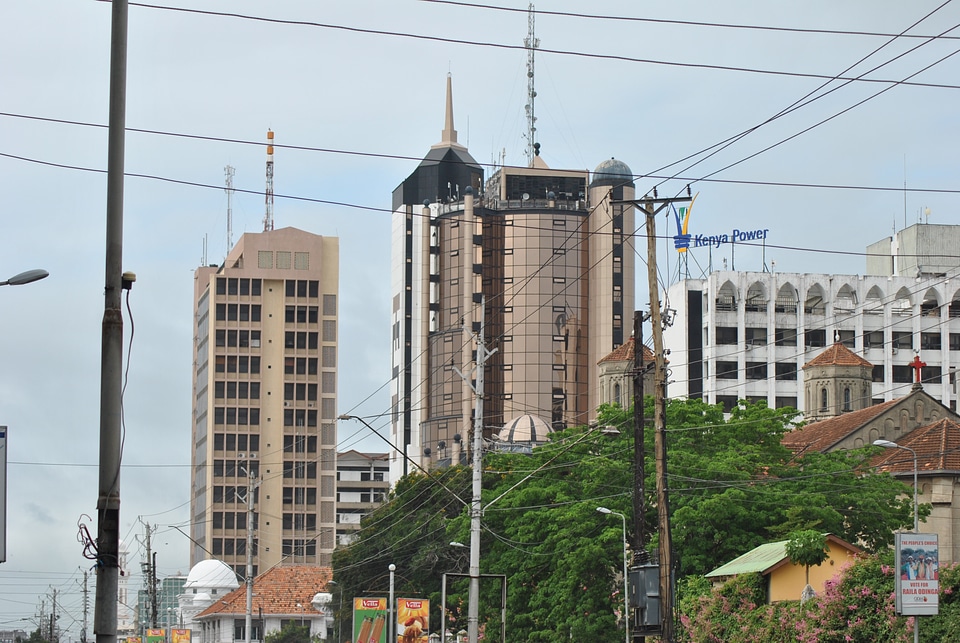 Architecture city downtown
